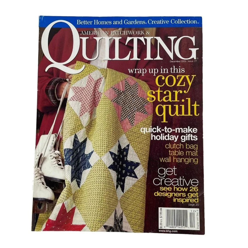 Better‎ Homes & Gardens American Patchwork & Quilting Magazines Full Year 2005